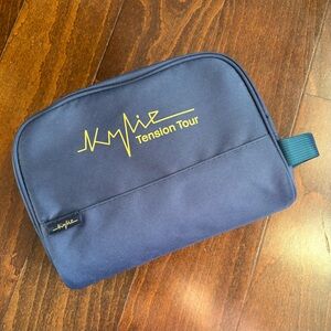 KYLIE MINOGUE Tension Tour VIP Merch - Blue Makeup Travel Bag (Bag Only)